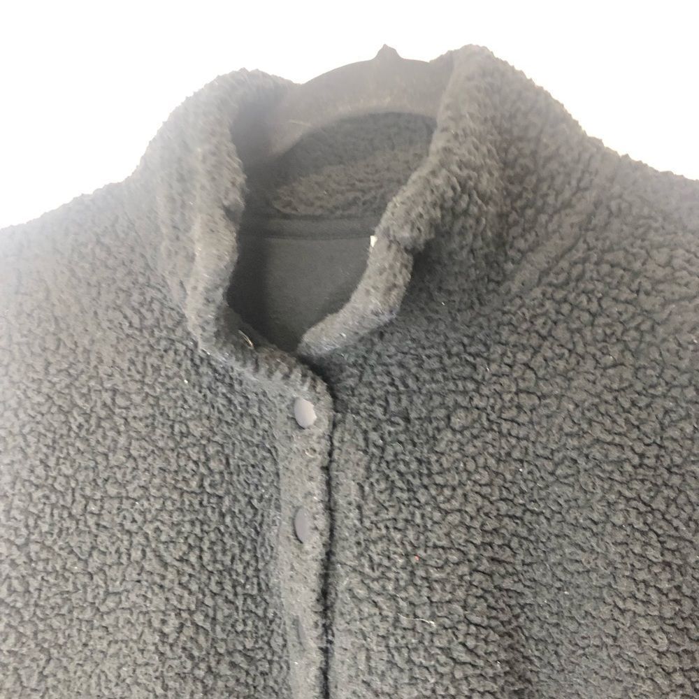 Aerie black soft king sleeve fleece like pullover sweater sweatshirt - Picture 3 of 10